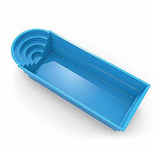 Piscine extérieure en fibre de verre sur mesure pour usage commercial dans les locations de vacances et les villas de grande envergure - Product Image 3