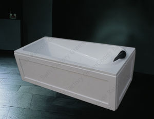 Mini <span class=keywords><strong>Bañera</strong></span> Acrílica Moderna <span class=keywords><strong>de</strong></span> Dos Lados con Borde, 120x70 cm, con Reposacabezas para Uso Interior, Certificación CE, Marca Greengoods - Product Image 5