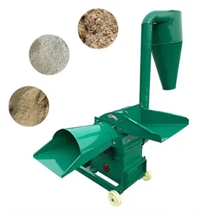 Máquina trituradora de grano autocebante de maíz de alta calidad, molino de martillo de disco de soja, trituradora de alimentación