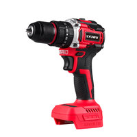 Perceuse à percussion sans fil professionnelle 20V avec moteur sans balais, mandrin 1/2 pouce sans clé, poignée ergonomique, LED, vitesse variable, couple maximal 40 Nm