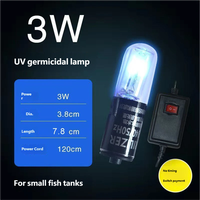Lampe UV pour aquarium 110v/220v, purification de l'eau du bassin à poissons, élimination des algues, stérilisation par immersion