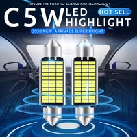 Led Festoon 41mm 39mm 36mm 31mm C5w Ampoule de lecture pour éclairage intérieur Lampe de plaque d'immatriculation Canbus Lampe de camping