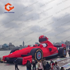 Coche de Carreras Inflable de Diseño Popular, Modelo Gigante de Coche de Carreras Inflable para Exhibición al Aire Libre - Product Image 6