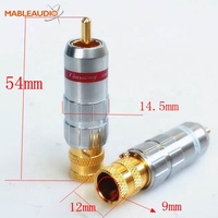 Mable Audio MACT0035 Amplificateur de prise et de bornes RCA plaqué or CMC 8016-WU de haute qualité fabriqué en Chine