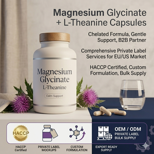Rainwood Magnésium Glycinate & GABA Soutien Sommeil & Mémoire Capsules Végétaliennes - Complément Apaisant Nocturne - Product Image 2
