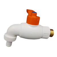 Robinet de cuisine à filetage mâle en fer blanc pour lavabo en plastique, compatible avec les tuyaux PPR du marché moyen-oriental – Le plus populaire