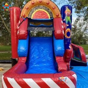 Alquiler de Casa de Brinco con Temática de Circo, Material de PVC, Fácil de Instalar, Capacidad para 5-10 Personas, Combinación de Parque Infantil y Tren para Diversión - Product Image 5