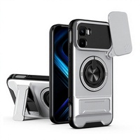 Étui de téléphone Infinix GT 50 Pro 5G avec support rotatif à aspiration magnétique, résistant aux chocs, protection coulissante de l'objectif