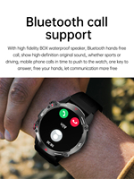 1,43-Zoll-AMOLED-Bildschirm Smartwatch GPS-Navigation IP68 Wasserdicht 5-10 Tage Akkulaufzeit Mehrere Sportmodi Kalender BT-Anruf
