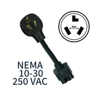 Nuevo Adaptador de Cargador para Vehículos Eléctricos Tesla OEM NEMA 10-30 Gen 2 24A 220V para Conector Móvil, Carga Doméstica de Autos Eléctricos