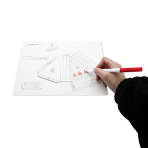 Set de peinture <span class=keywords><strong>origami</strong></span> personnalisé avec stylo de coloriage Boîte de papier créative Ensembles de poinçons artisanaux en papier <span class=keywords><strong>origami</strong></span> de <span class=keywords><strong>haute</strong></span> qualité - Product Image 5