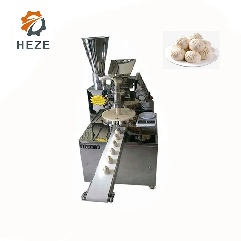 Yüksek kaliteli buğulanmış çörek yapma makinesi Momo et Pao şekillendirme makinesi Baozi yapma makinesi