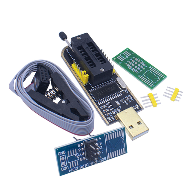 CH341B programmer USB motherboard routing LCD BIOS/FLASH/24/25 programmer
