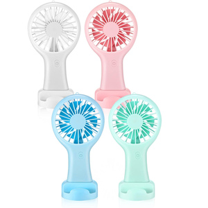 Hot Sale Portable <b>Mini</b> Handheld Fan With Power Bank Rechargeable Foldable Small Usb Hand Held Powerbank Fan With Base - Product Image 1