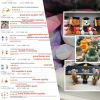 Réveil en peluche au design moderne, très vendu, jouets en peluche personnalisés, prix abordable