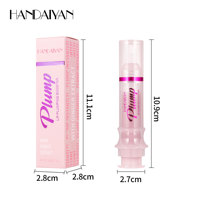 HANDAIYAN 8 Couleurs Personnalisables Brillant à Lèvres Liquide Hydratant Végétalien Ingrédients Naturels Effet Repulpant Maquillage Quotidien Mariée Fête d'Été