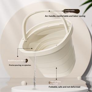 Cubo Plegable para Lavado de Autos al por Mayor - Diseño Ultra Plano de 5cm (2in) 10L/5L Herramienta para Detallado de Vehículos - Product Image 2