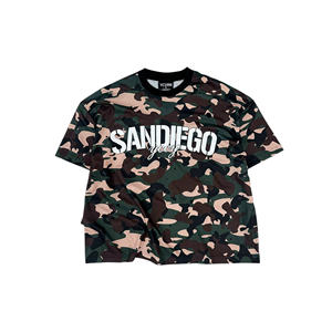 เสื้อยืดผ้าฝ้ายแขนสั้นพิมพ์ลาย2ทางใช้ได้ทั้งชายและหญิงเสื้อยืดผ้าฝ้าย100% ทรงโอเวอร์ไซส์ - Product Image 4