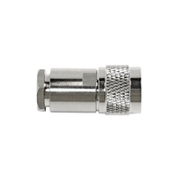 Connecteur coaxial RF mâle N de haute qualité, impédance 50 ohms, fréquence 0-6 GHz, pince pour LMR400 RG214 RG213 RG8 Communication