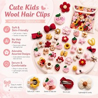 Vente en gros de pinces à cheveux pour animaux de compagnie, mignonnes, à motif de dessin animé, ours en peluche, fleurs, pour petits chiens, chats, yorkies, accessoires de toilettage pour chiots
