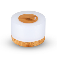 Humidificateur d'air ultrasonique en bois à vente chaude, humidificateur à brume fraîche de 700 ml, diffuseur d'huiles essentielles, diffuseur d'arômes