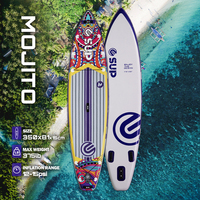 E SUP Planche à pagaie gonflable debout pour adulte en vente de gros personnalisable style hawaïen 11 pieds 6 pouces par esup