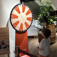 Roue de tirage au sort personnalisée multi-scénarios, Roue de la fortune, flexible pour la promotion commerciale mondiale