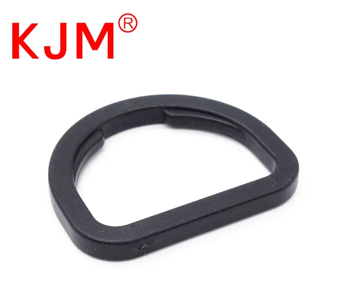 20mm 25mm 30mm 38mm 50mm Black Plastic D Ring Buckle for Backpack Bag