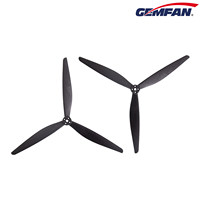 Hélice haute performance GEMFAN X-Series 1308, 13 pouces, 3 pales (1 CW 1 CCW), fibre de verre, nylon, accessoire pour drone FPV longue portée