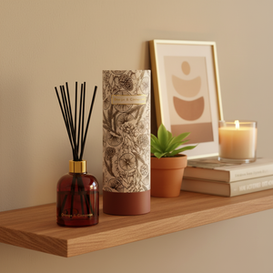 Difusor de Aromas Aikun de Lujo en Botella de Vidrio con Aroma a Naranja y Canela, Difusor de Aroma Duradero con Varillas Naturales y Caja de Regalo - Product Image 1