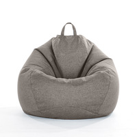 Fauteuil pouf IStapromo Gifts au design japonais, ultra doux, pliable, confortable, pour dortoir, rembourré en mousse à mémoire de forme
