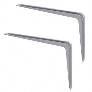 WEKIS Supports d'étagère pliants robustes en gros, épaissis, résistants à la rouille, triangulaires, pour applications de perçage et de charge lourde - Product Image 3