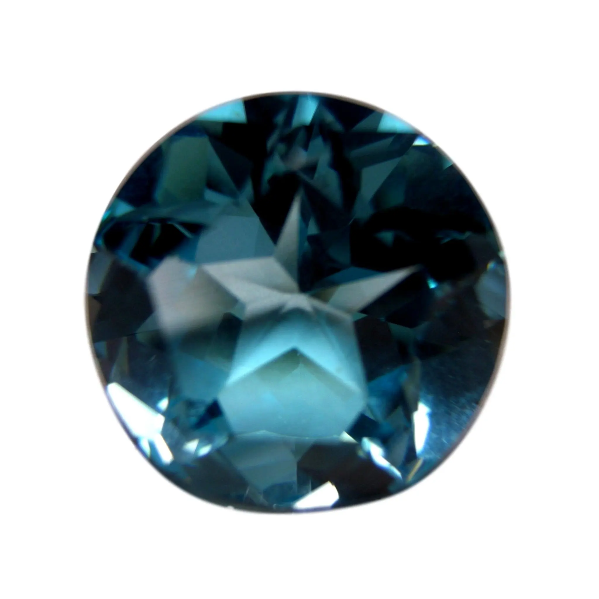 Faceted Star Cut London Blue Topaz Gemstone Custom Cutting All Shapes And Sizes Cut On Custom Orders In Wholesale Prices In All