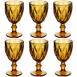 Ensemble de gobelets <span class=keywords><strong>à</strong></span> vin vintage en ambre, 10 oz, pour mariage, fête, bar, verrerie, <span class=keywords><strong>jolis</strong></span> <span class=keywords><strong>verres</strong></span> <span class=keywords><strong>à</strong></span> <span class=keywords><strong>eau</strong></span> colorés, <span class=keywords><strong>verres</strong></span> <span class=keywords><strong>à</strong></span> vin vintage - Product Image 5