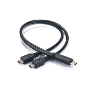 Usb <b>Charging</b> <b>Cable</b> <b>Type</b> <b>C</b> Male To 2 Usb Male Splitter 3A For Phone Tablet - Product Image 5