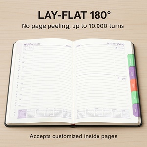 Bestseller A5 Kork-Tagebuch mit Individuellem Logo Hardcover-Planer Geschenkset aus Recyceltem Notizbuch Umweltfreundlicher Planer aus Kaffeesatz-Leder - Product Image 5