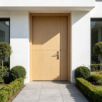Porte de chambre à coucher avec joint de bordure PUR, insonorisante 30 dB, surface facile à nettoyer, marquage CE pour la fourniture de projets