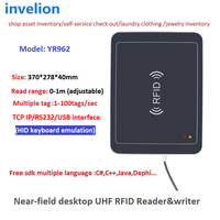 Détecteur multi-étiquettes en champ proche, lecteur-graveur RFID UHF de bureau, portée de 10 à 100CM pour magasin intelligent, inventaire de comptoir de caisse