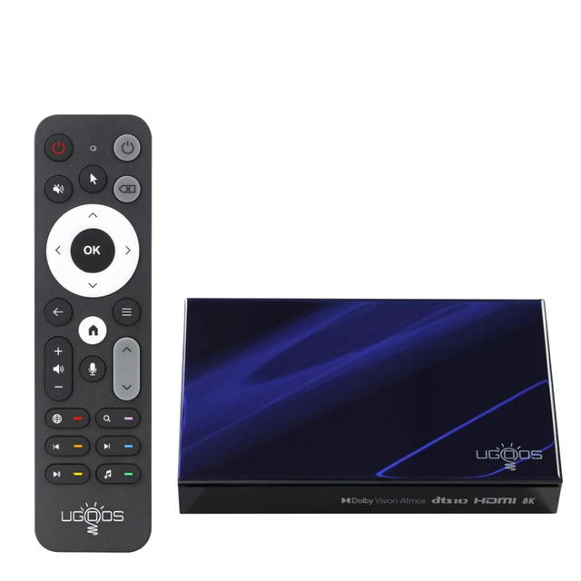 UGOOS SK1 Smart Tv Box 12nm Amlogic S928X-K 8GB 128GB 2.0GHZ Android 11.0 WIFI6 BT5.2 Set Top Box 8K 4K Smart Player