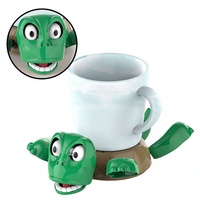Sous-verre tortue en plastique Douyin, ornement de bureau, design de dessin animé mignon et amusant, créatif et original, best-seller en gros