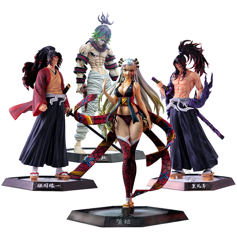 Новинка; 4 вида стилей Аниме риснок ПВХ игрушки kimetsu без Yaiba giyuutarou Daki juuni Kitsuki демон убийца фигурку