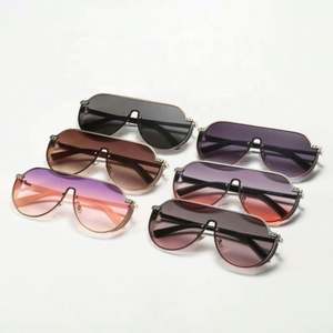 Gafas de Sol Vintage a la Moda 2019, Gafas de Sol Extra Grandes con Marco Metálico para Hombre y Mujer - Product Image 6
