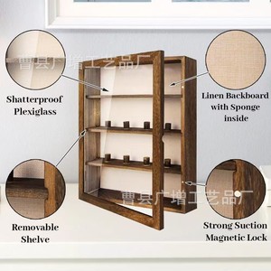 Wooden <b>Shadow</b> <b>Box</b> Frame Brown Rectangle Handmade Display Case for Insects Flowers Plants - Product Image 1