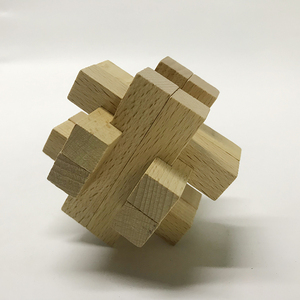 Gioco di Puzzle in <span class=keywords><strong>legno</strong></span> promozionale <span class=keywords><strong>rompicapo</strong></span> educativo gioco di Puzzle 3D per il commercio all'ingrosso - Product Image 4