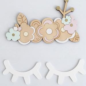 Autocollant <span class=keywords><strong>mural</strong></span> style nordique en forme de cornes d'unicornes à rayures de couleur unie pour magasin de vêtements pour enfants, chambre d'enfants, maison - Product Image 4