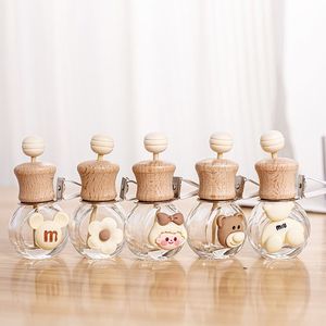 Luxury Cartoon 10ml Long Lasting Portable <strong>Car</strong> Air Freshener Glass Bottle <strong>Refillable</strong> Liquid Mini <strong>Car</strong> Perfume Bottle <strong>Car</strong> Vent Clip - Product Image 1