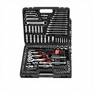151-Piece <b>Chrome</b> Vanadium Steel Ratchet Wrench Hex Kit Manual OEM Hard Case Motorcycle Car Repair Parts 3-Year Warranty JT-151CV - Product Image 1