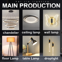 Meilleure vente Escalier moderne Décoration de la maison Couloir Allée Couloir LED Petit plafond Lampe noire Vestiaire Hall d'entrée Allée lumineuse