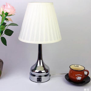 Lampe de chevet en cristal USB Décoration de poteau Maison <span class=keywords><strong>Abat</strong></span>-<span class=keywords><strong>jour</strong></span> Trou Europe Lampe de bureau Port USB intégré Charge - Product Image 4