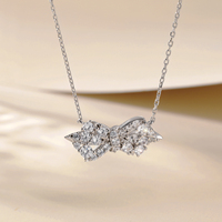 Collier élégant en argent sterling 925 avec pendentif en zircone en forme de larme, bijoux pour soirée formelle